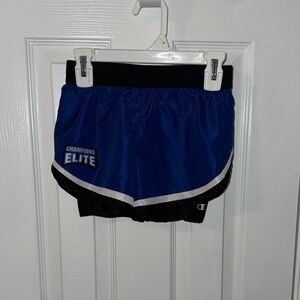 Champion Royal Blue and Black Running Shorts